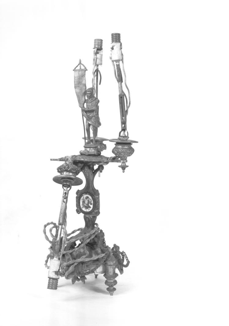 candelabro - ambito europeo (seconda metà sec. XIX)