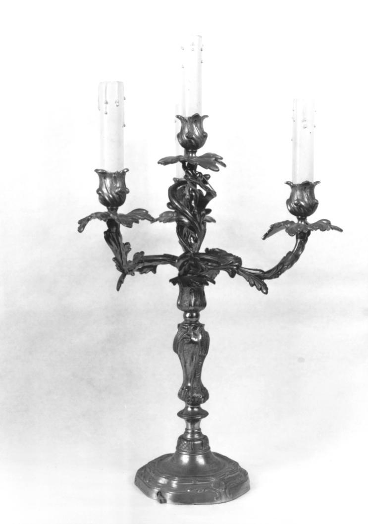 candelabro - ambito europeo (seconda metà sec. XIX)