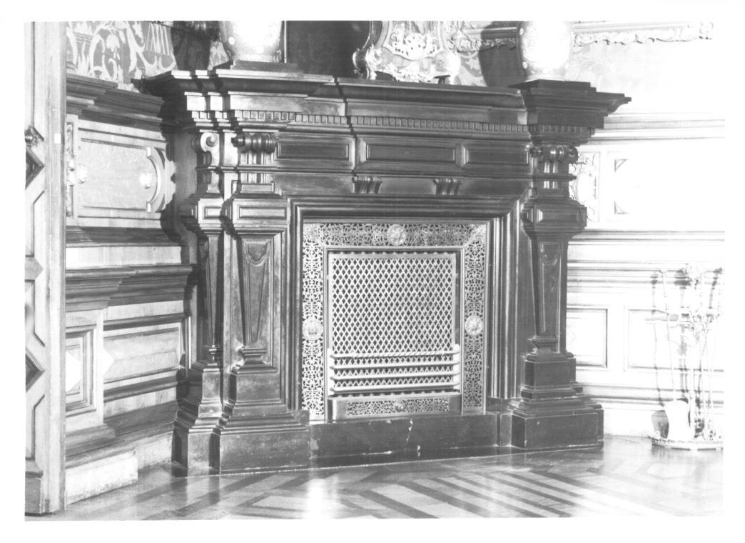 mostra di camino - ambito europeo (seconda metà sec. XIX)