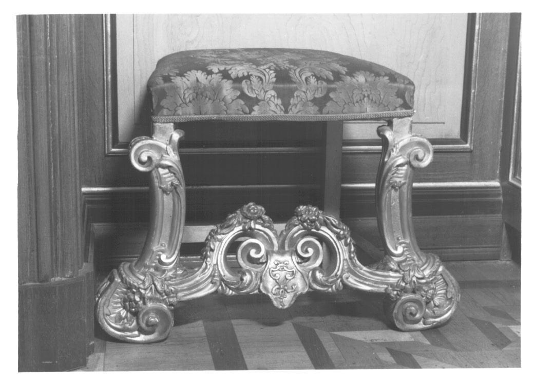 sgabello - ambito europeo (metà sec. XIX)