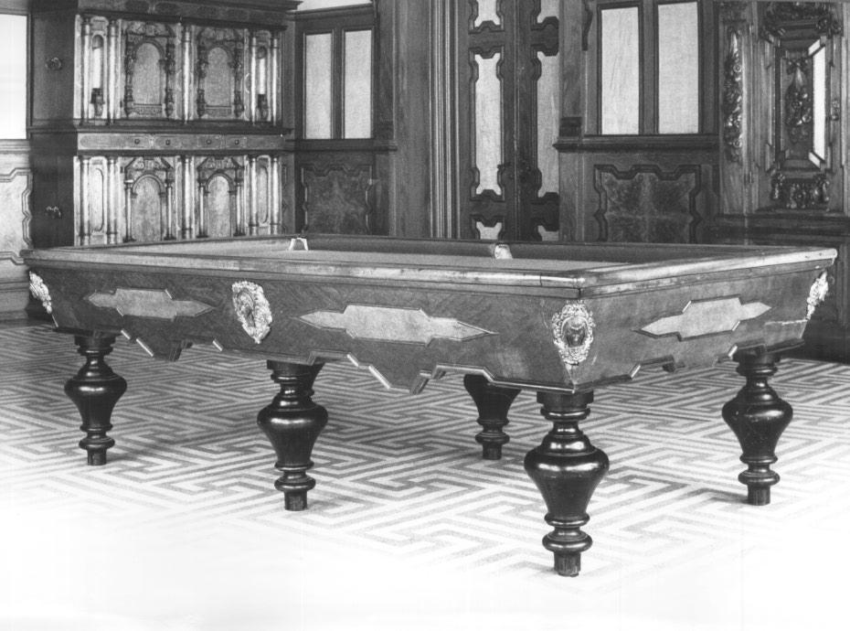 tavolo da biliardo - ambito europeo (sec. XIX)