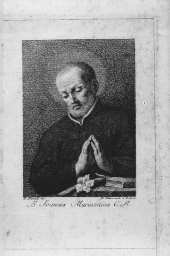 Beato Giovanni Marinoni (stampa) di Pitteri Marco Alvise, Novelli Pietro Antonio (sec. XVIII)