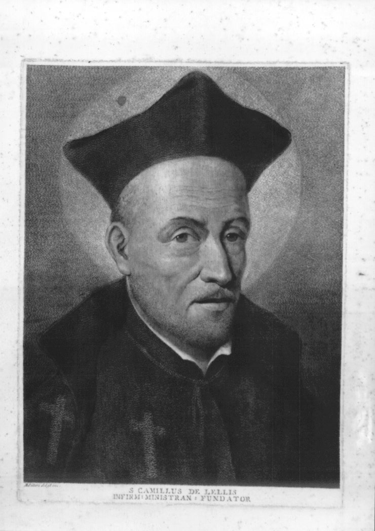 San Camillo de Lellis (stampa) di Pitteri Marco Alvise (sec. XVIII)
