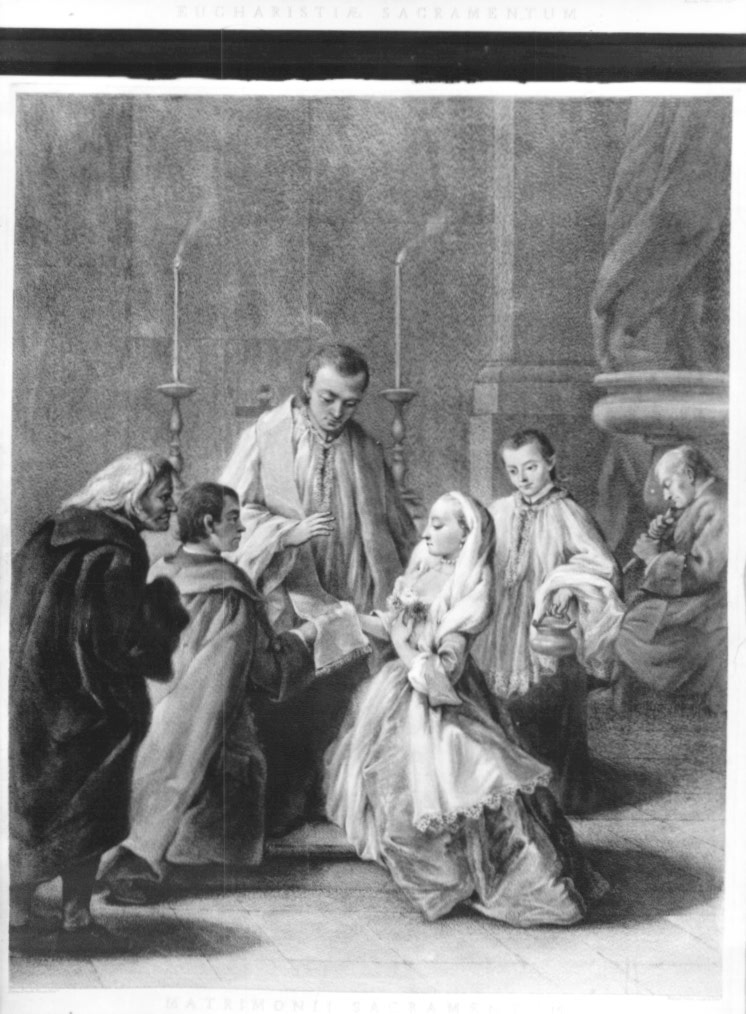 sacramenti (stampa, serie) di Pitteri Marco Alvise, Longhi Pietro (sec. XVIII)