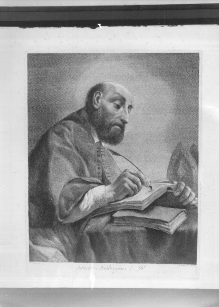 Sacra Famiglia (stampa) di Pitteri Marco Alvise, Longhi Pietro (sec. XVIII)