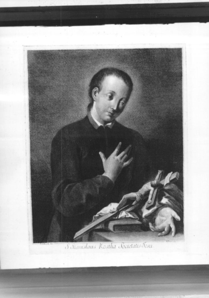 San Stanislao Kostha (stampa) di Pitteri Marco Alvise, Novelli Pietro Antonio (sec. XVIII)