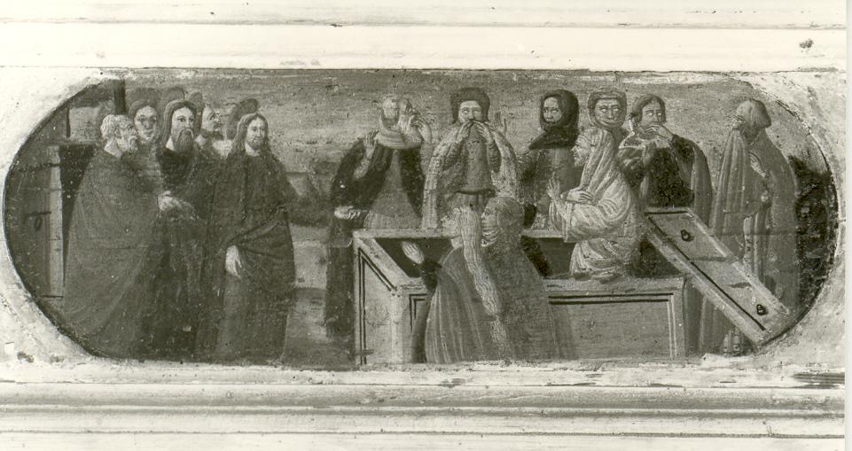 resurrezione di Lazzaro (predella) - ambito friulano (fine sec. XV)