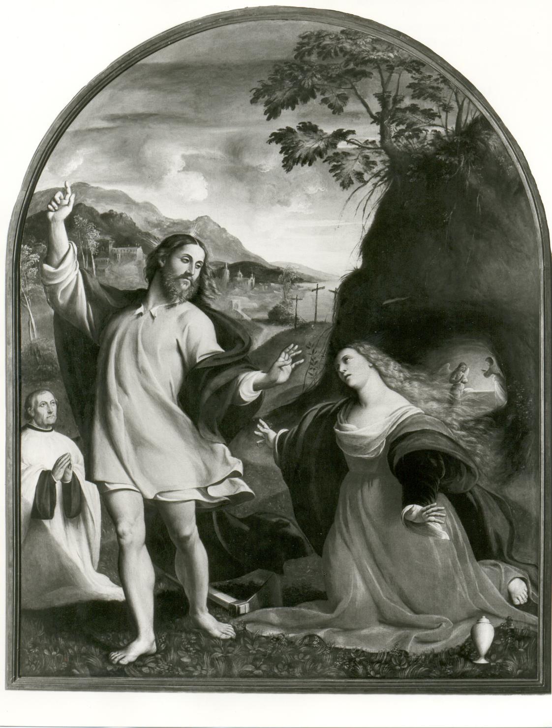 apparizione di Cristo risorto a Santa Maria Maddalena (dipinto) di De Sacchis Giovanni Antonio detto Pordenone (sec. XVI)