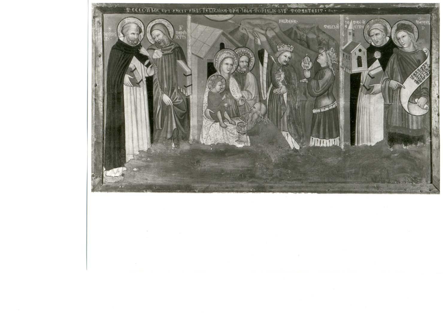 adorazione dei Re Magi (dipinto) - ambito emiliano (sec. XIV)