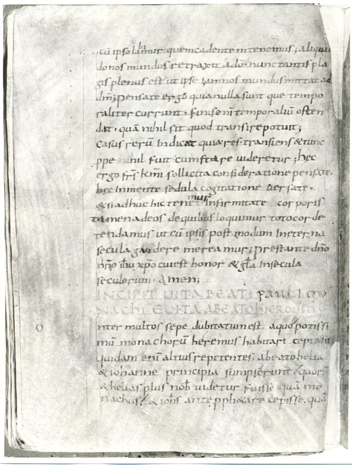 libretto - ambito friulano (sec. IX)
