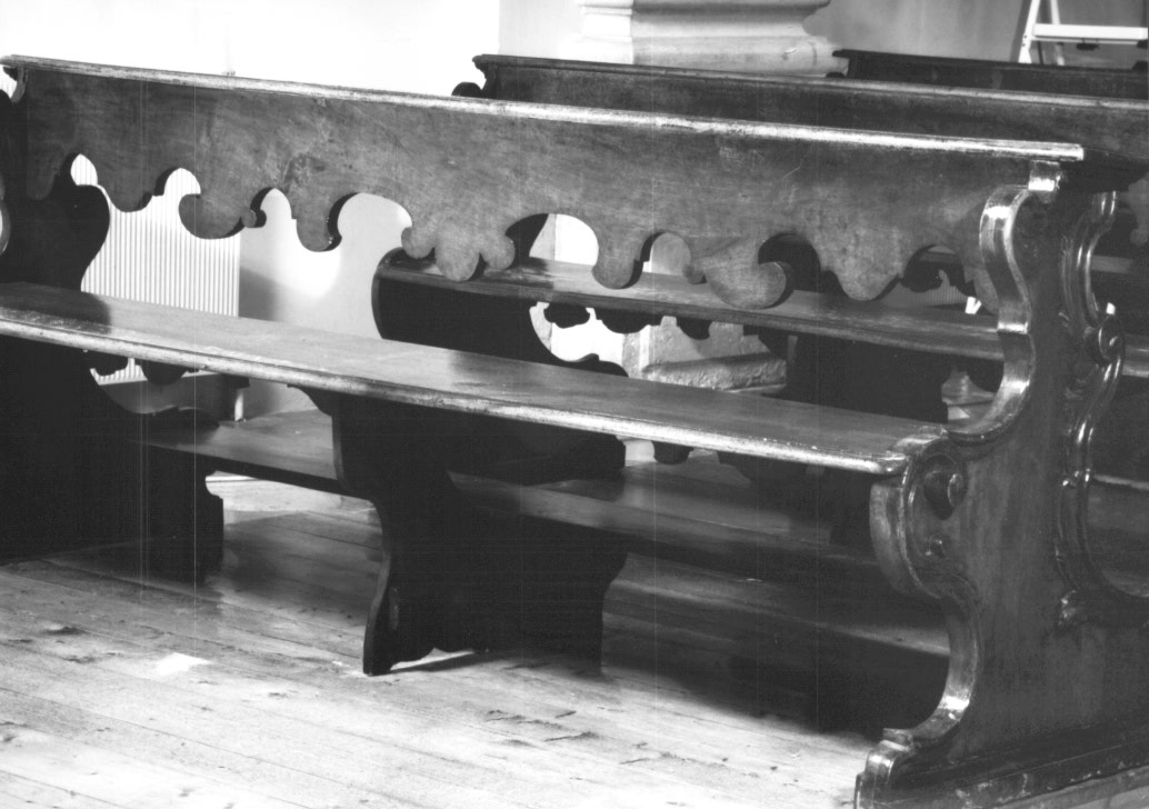 banco da chiesa - ambito friulano (sec. XVIII)