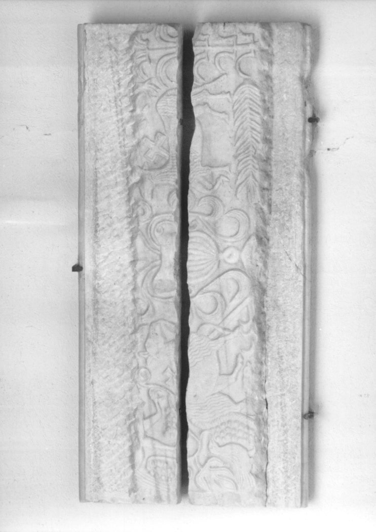 rilievo, elemento d'insieme - ambito friulano (sec. VIII)