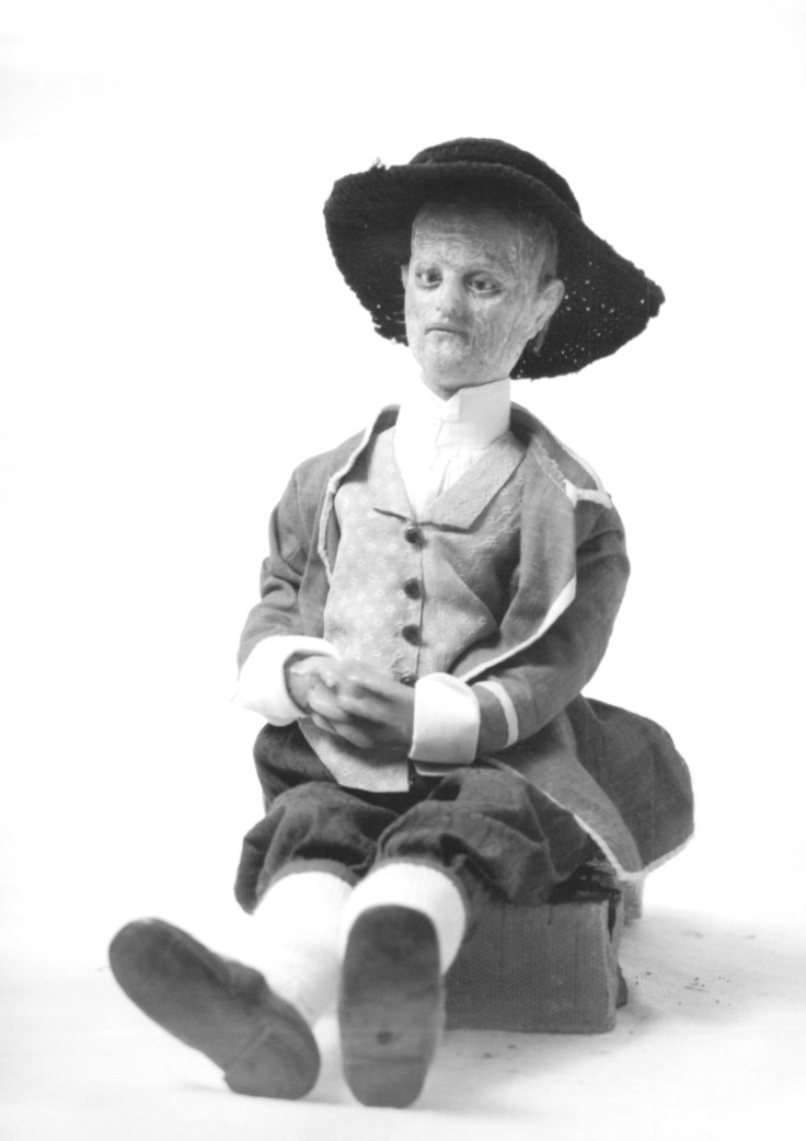 Figura maschile seduta (statuetta di presepio) - ambito friulano (sec. XVII)