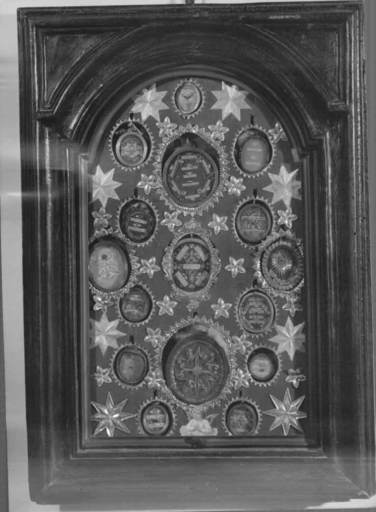 reliquiario - a tabella - ambito friulano (sec. XIX)