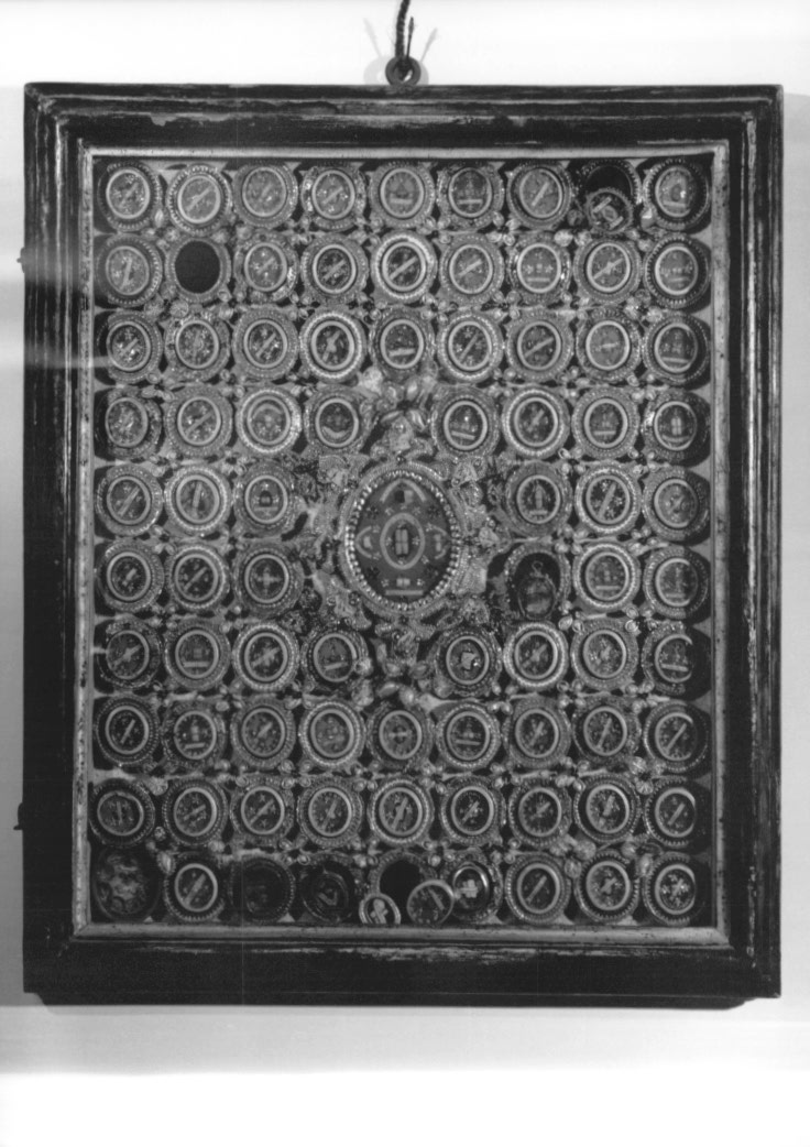 reliquiario - a tabella - ambito friulano (sec. XVIII)