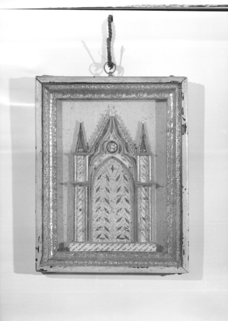 reliquiario - a tabella - ambito friulano (sec. XX)