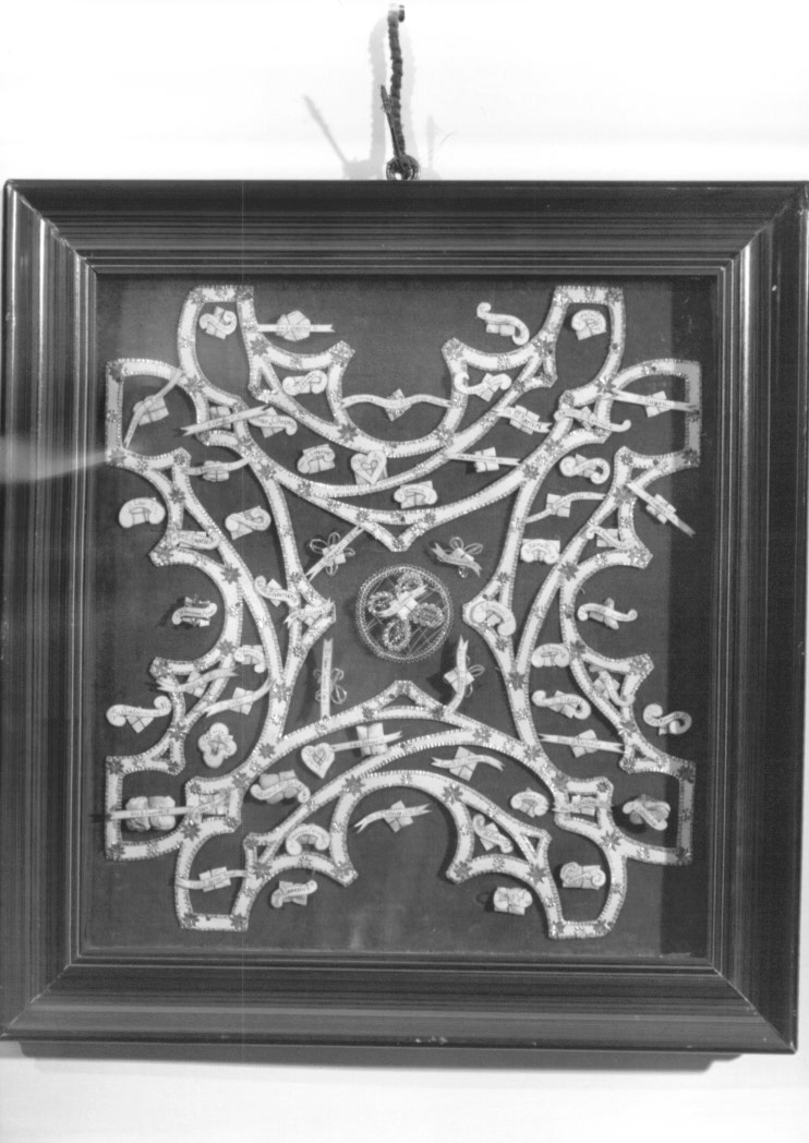 reliquiario - a tabella - ambito friulano (prima metà sec. XX)