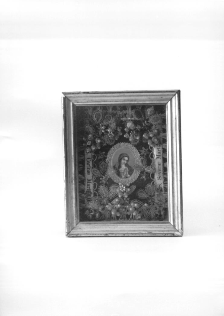 reliquiario - a tabella - ambito friulano (sec. XIX)