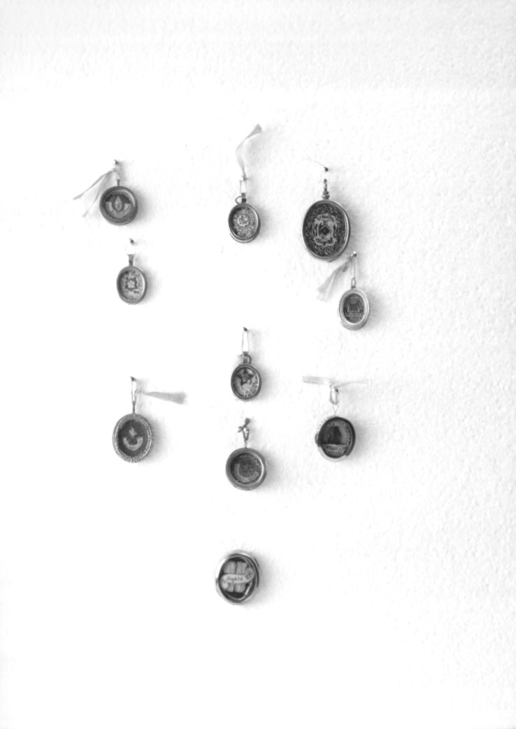 reliquiario a capsula, serie - ambito friulano (secc. XVIII/ XIX)