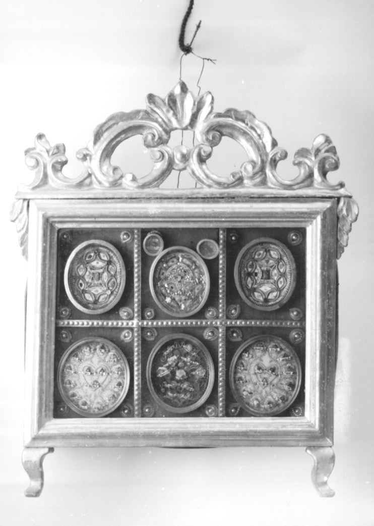 reliquiario - a tabella - ambito friulano (prima metà sec. XIX)