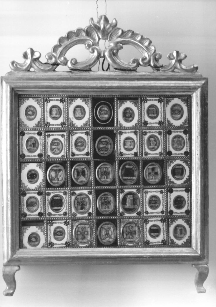 reliquiario - a tabella - ambito friulano (prima metà sec. XIX)