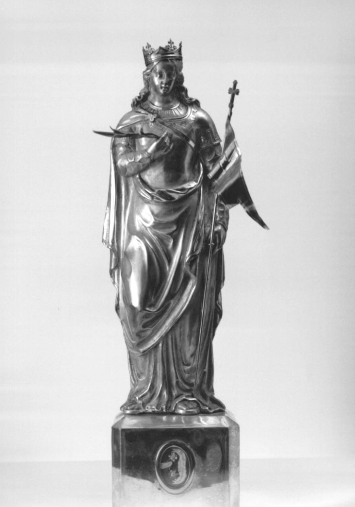 reliquiario - a statuetta - ambito friulano (sec. XIX)