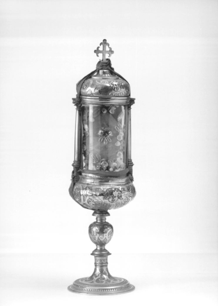 reliquiario - a ostensorio - ambito friulano (sec. XVII)