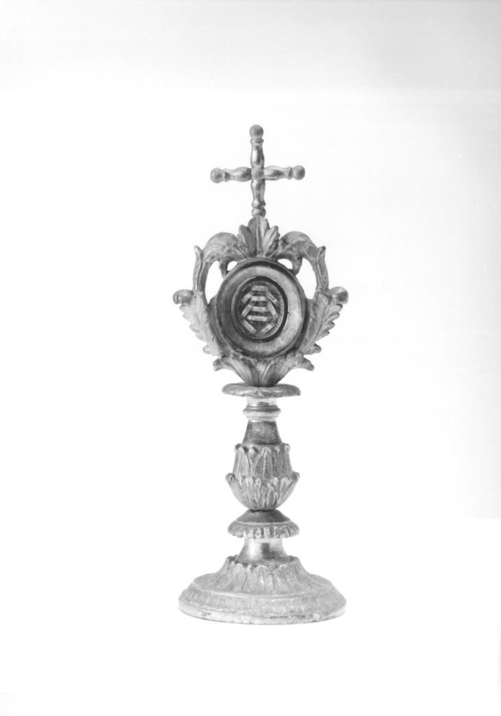 reliquiario - a ostensorio - ambito friulano (sec. XIX)