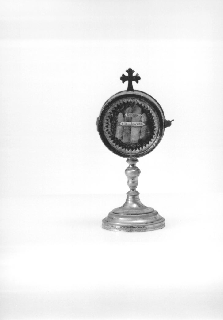 reliquiario a pisside - ambito friulano (sec. XIX)