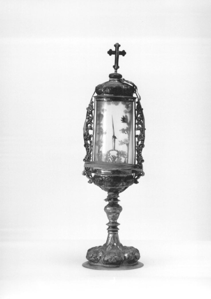 reliquiario - a ostensorio - ambito friulano (sec. XVIII)
