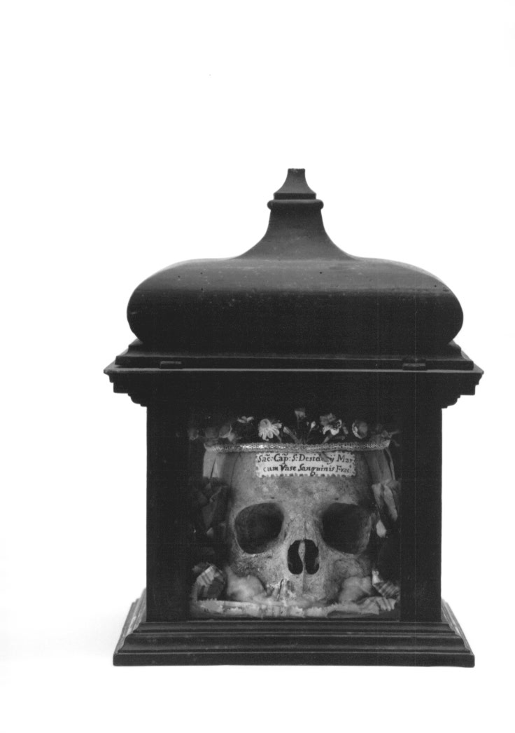 reliquiario a teca - a urna - ambito friulano (sec. XVII)