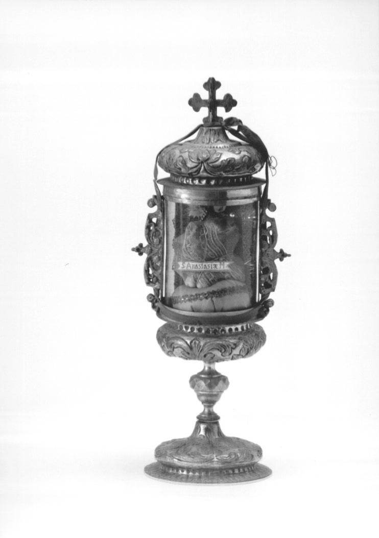 reliquiario - a ostensorio - ambito friulano (sec. XVIII)