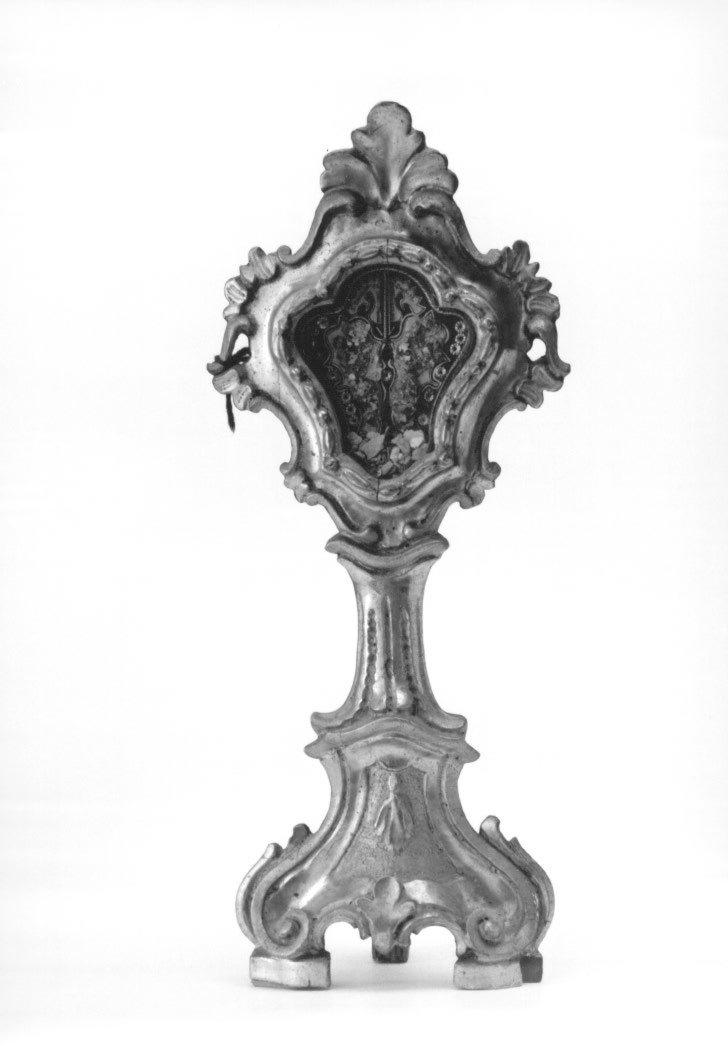 reliquiario - a ostensorio - ambito friulano (secc. XVIII/ XIX)