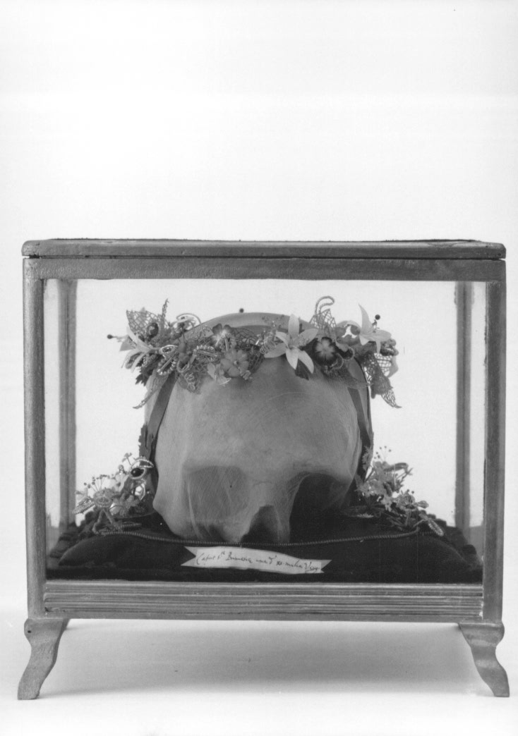 reliquiario a teca - a urna - ambito friulano (primo quarto sec. XX)