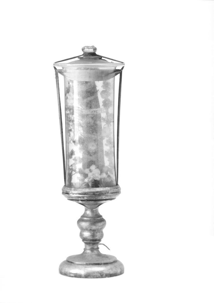 reliquiario - a vaso - ambito friulano (sec. XIX)