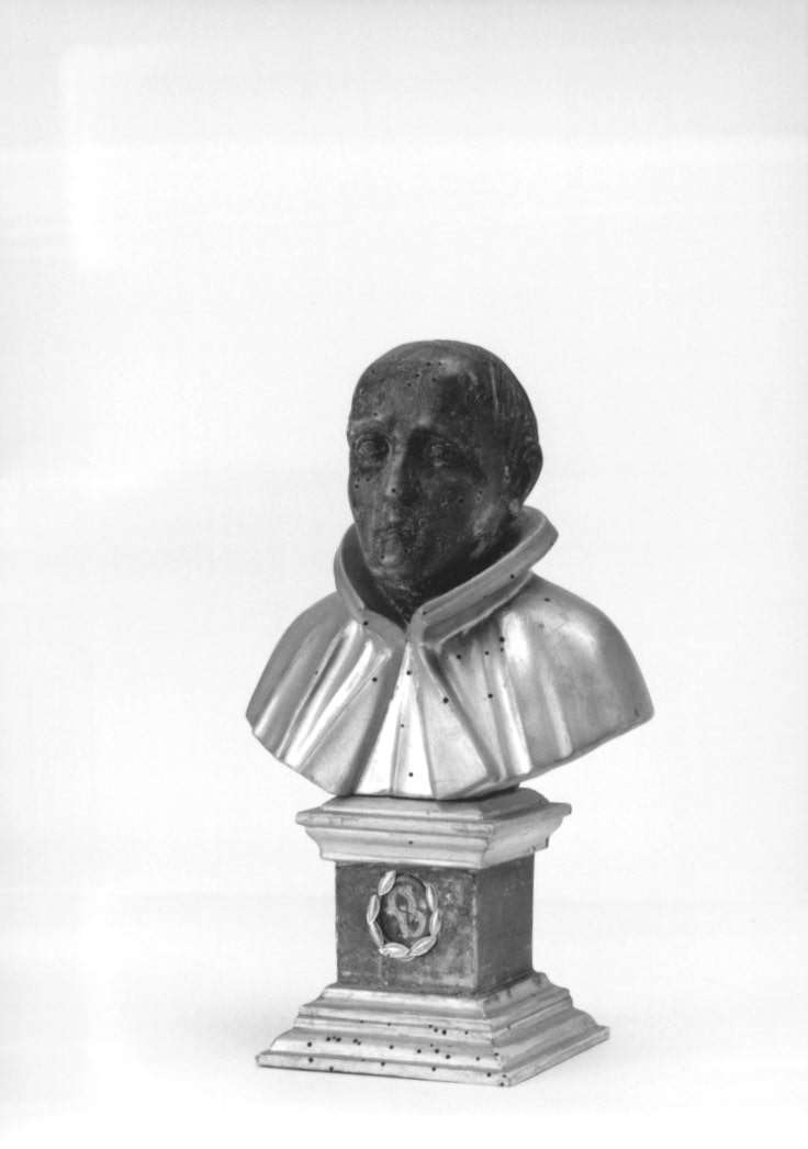 Santo (reliquiario - a busto) - ambito friulano (sec. XIX)