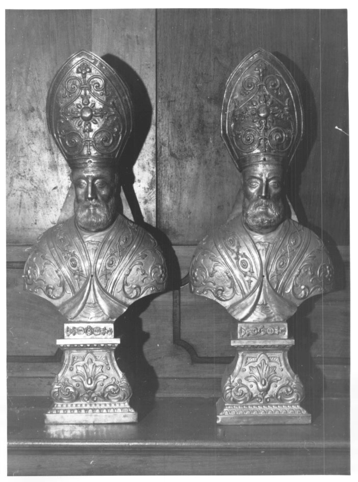 reliquiario - a busto - ambito friulano (secc. XVIII/ XIX)