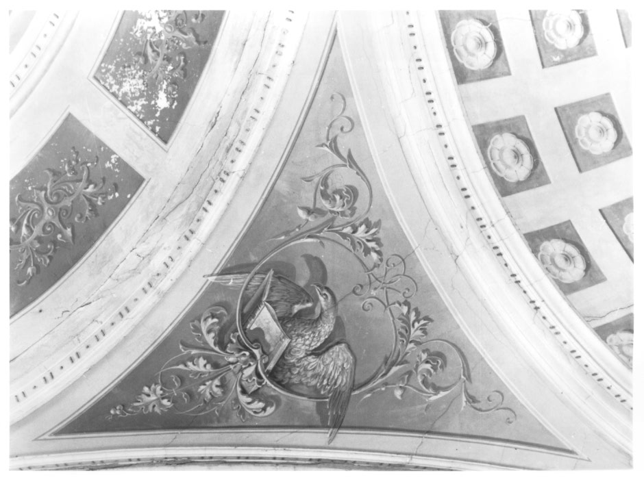 Simbolo di San Giovanni Evangelista: aquila (dipinto) - ambito friulano (sec. XIX)