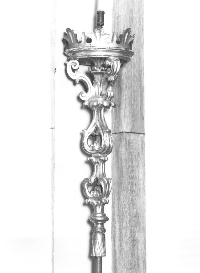 candelabro portatile - ambito friulano (sec. XIX)