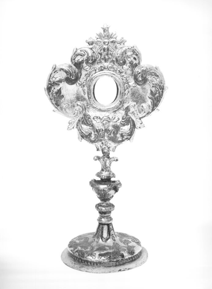 reliquiario - a ostensorio - ambito friulano (secc. XVIII/ XIX)
