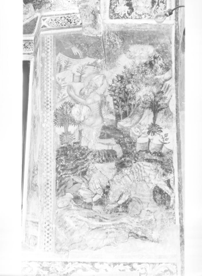 San Biagio gettato nel fiume (dipinto) - ambito friulano (seconda metà sec. XIV)