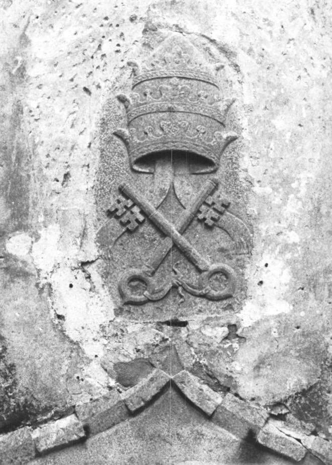 Stemma papale (rilievo) - ambito friulano (sec. XV)