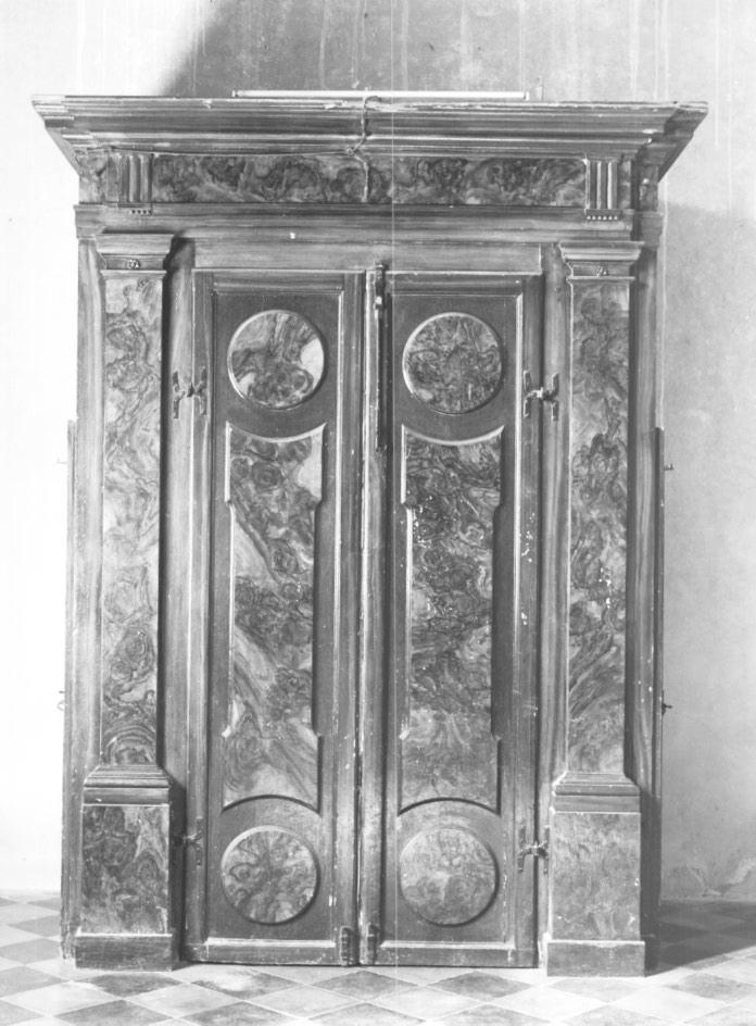 porta - a due battenti - ambito friulano (sec. XIX)