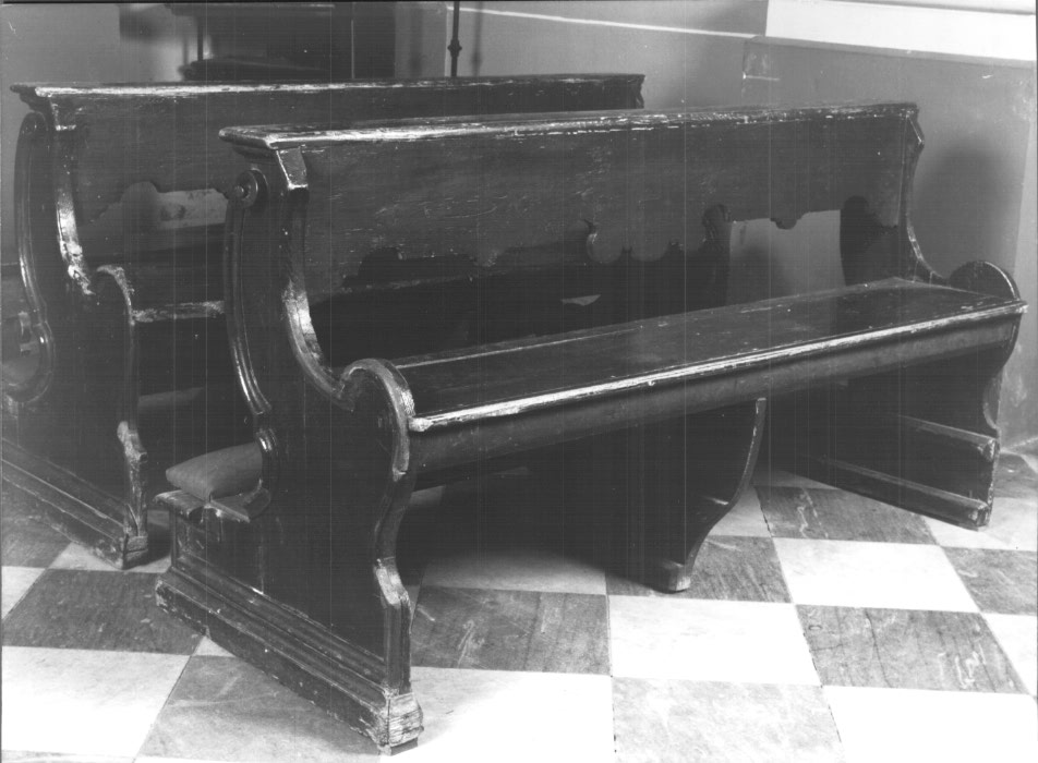 banco da chiesa - ambito friulano (secc. XVIII/ XIX)