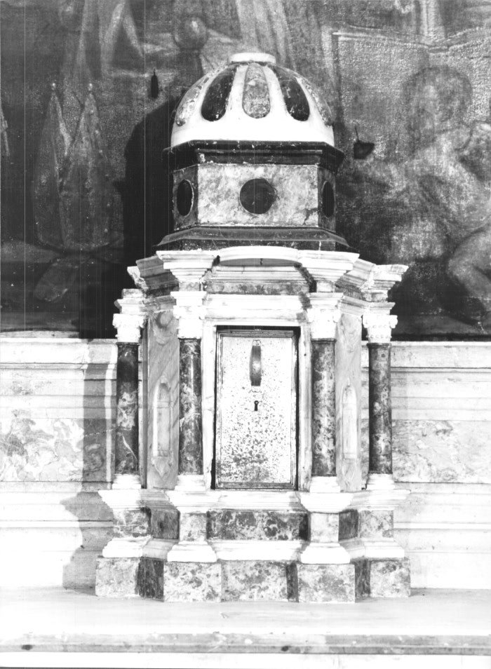 tabernacolo - a tempietto - ambito friulano (secc. XVI/ XVII)
