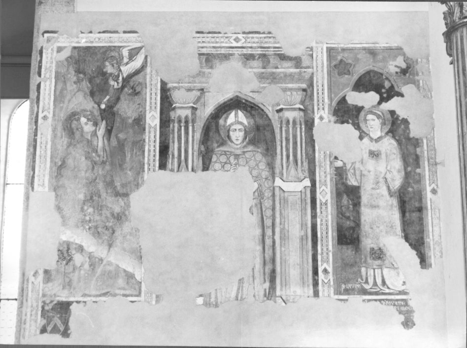Comunione di Santa Maria Maddalena/ San Ludovico d (dipinto) - ambito friulano (prima metà sec. XIV)