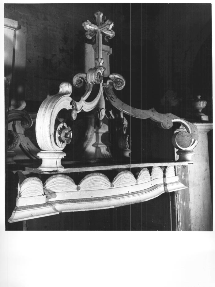 cielo di pulpito - ambito friulano (sec. XIX)