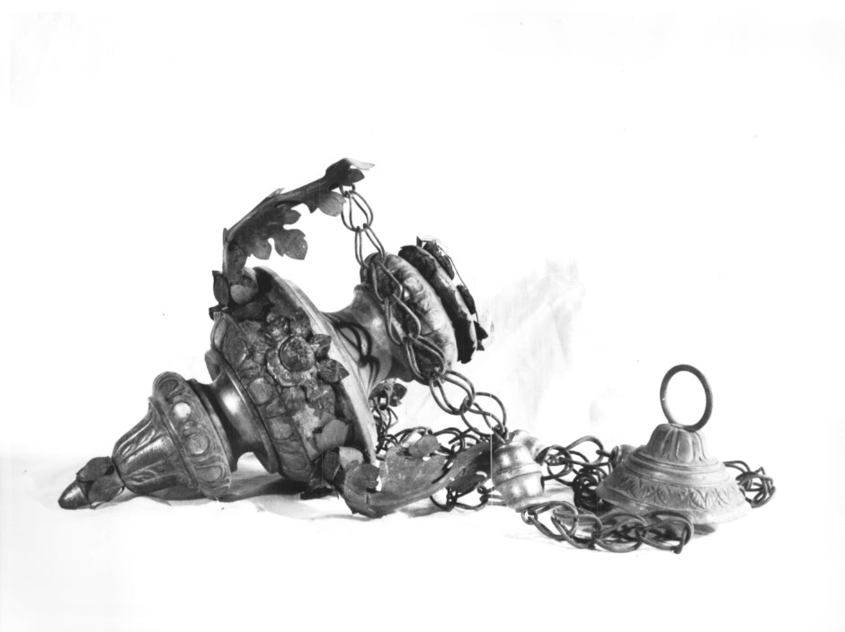 lampada pensile - ambito friulano (prima metà sec. XIX)