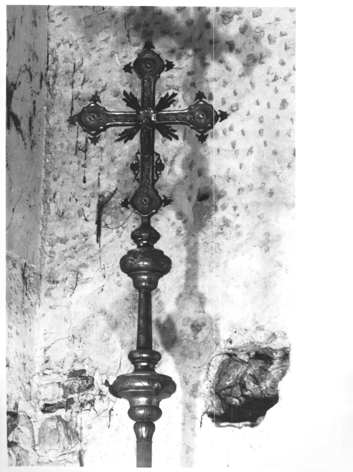 croce processionale - ambito friulano (sec. XIX)