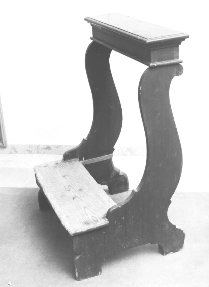 inginocchiatoio - ambito friulano (sec. XIX)